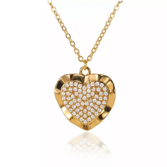 ❤️Heart CZ Pendant Necklace - Picture 4 of 5